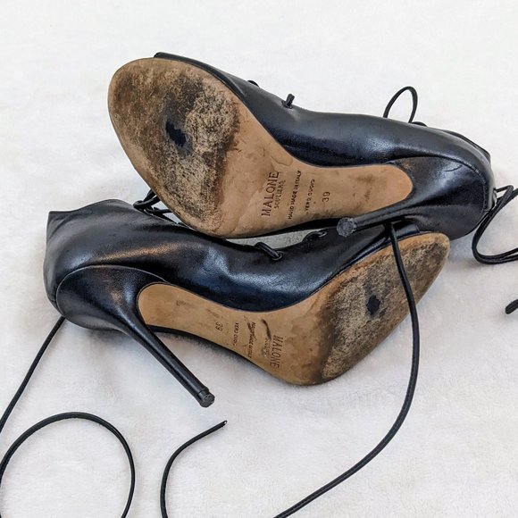 Malone Souliers Savannah Bootie in Black Lace Up - Picture 10 of 12